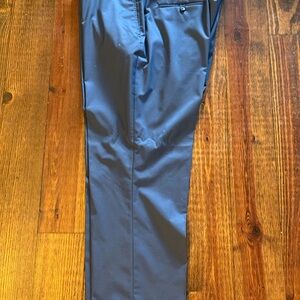 Roundtree & Yorke Blue Chinos Classic Straight-Leg